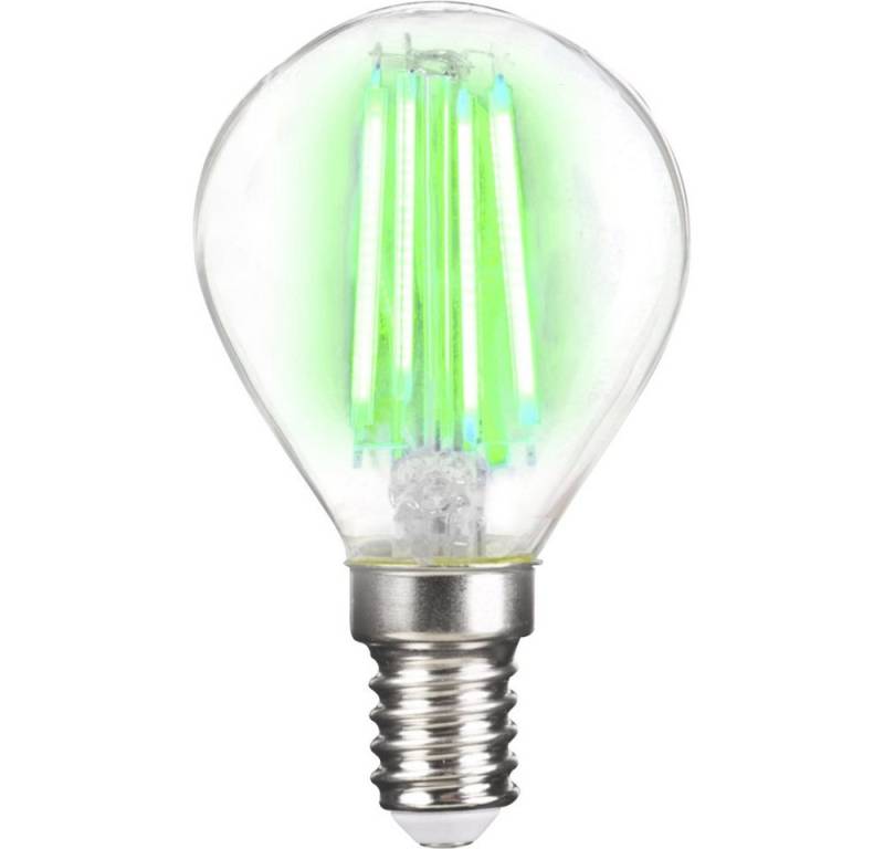 LightMe LED-Leuchtmittel LightMe LM85312 LED EEK B (A - G) E14 Tropfenform 4 W Grün (x L) 45 von LightMe