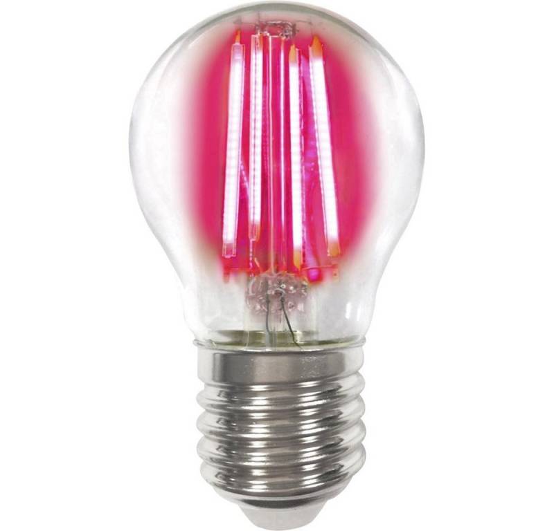 LightMe LED-Leuchtmittel LightMe LM85314 LED EEK G (A - G) E27 Tropfenform 4 W Rot (x L) 45 m von LightMe