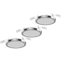 LM85660 Aqua LED-Einbauleuchte 3er Set led GX53 18 w Chrom - Lightme von LightMe