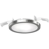 LightMe LM85665 Aqua LED-Einbauleuchte LED 6W Blattsilber (glänzend) von LightMe
