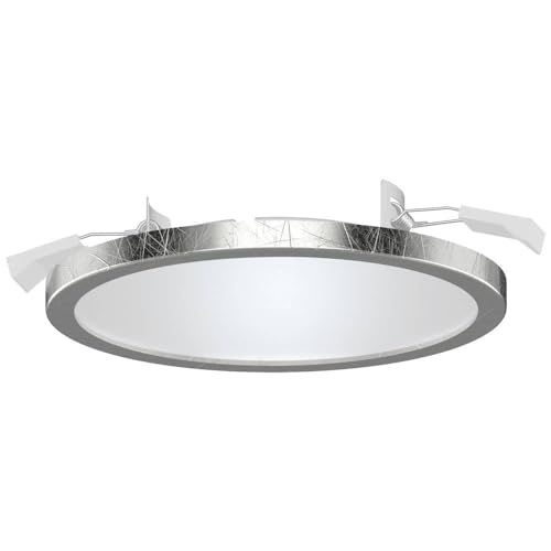 LightMe LM85667 Aqua LED-Einbauleuchte LED 8W Blattsilber (glänzend) von LightMe