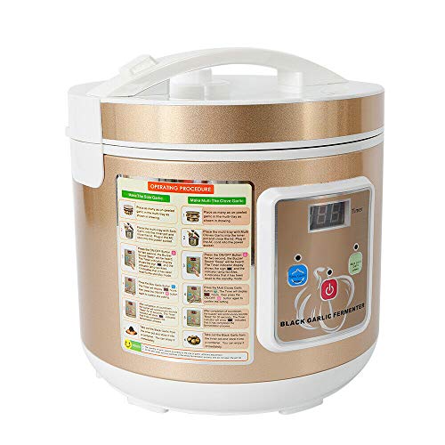 Lightakai Schwarzer Knoblauch Fermenter, 90W 12-15 Tage Intelligenter Schwarzer Knoblauch Fermenter 5L Automatische schwarzer Knoblauch Fermentationsmaschine 360-Grad-Stereo-Konstanterhitzung von Lightakai