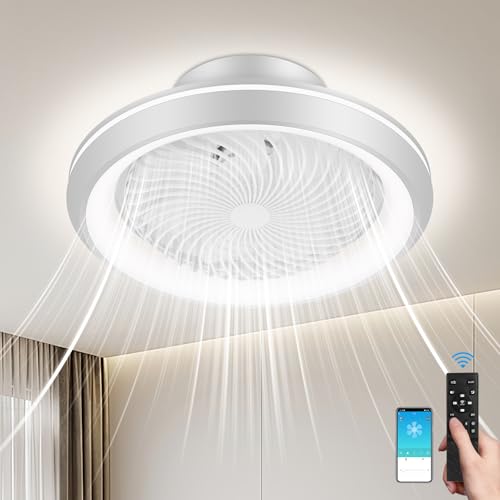 Lightasea Deckenventilator mit Beleuchtung, Deckenlampe mit Ventilator und Fernbedienung, 3 Farbtemperatur und 6 Geschwindigkeiten LED Deckenleuchte mit Ventilator Leise für Wohnzimmer, Schlafzimmer Lightasea Deckenventilator mit Beleuchtung, Deckenlampe mit Ventilator und Fernbedienung, 3 Farbtemperatur und 6 Geschwindigkeiten LED Deckenleuchte mit Ventilator Leise für Wohnzimmer, Schlafzimmer von Lightasea