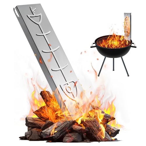 Lightasea Flammlachsbrett Edelstahl,Lachsbrett für Feuerschalen & Kugelgrills,180° drehbar & 5 rutschfeste Kippwinkel,58.5X16cm,Flammlachsbrett,Lachsbretter zum Grillen Feuerschale Lightasea Flammlachsbrett Edelstahl,Lachsbrett für Feuerschalen & Kugelgrills,180° drehbar & 5 rutschfeste Kippwinkel,58.5X16cm,Flammlachsbrett,Lachsbretter zum Grillen Feuerschale von Lightasea