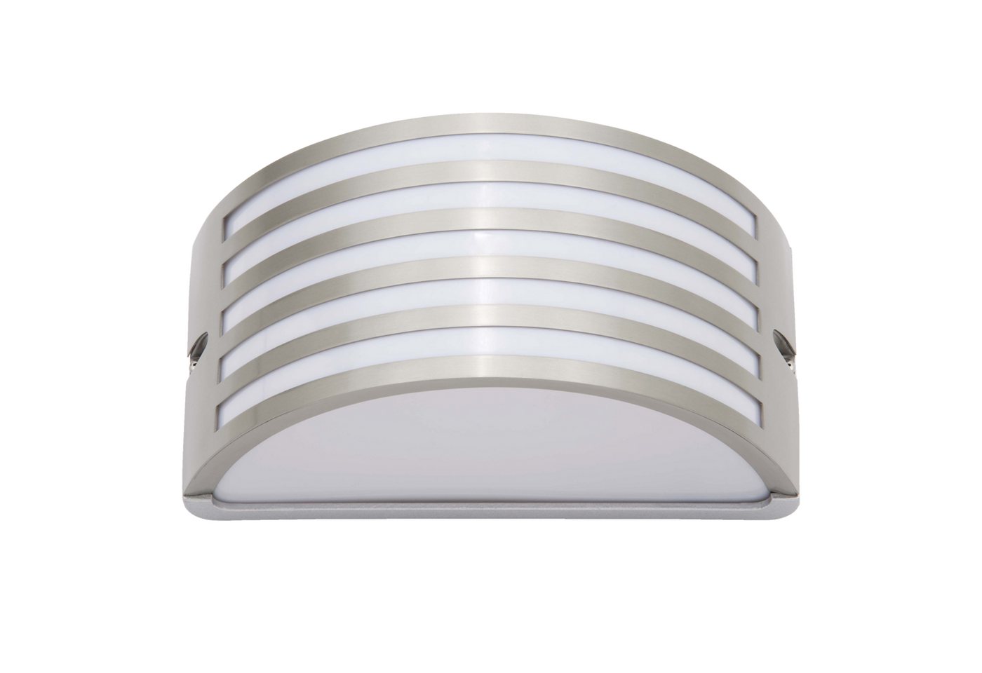 Lightbox Außen-Wandleuchte, ohne Leuchtmittel, Außen Wandlampe, 12 x 25 cm, E27, max. 60 W, IP44, Metall/Kunststoff von Lightbox