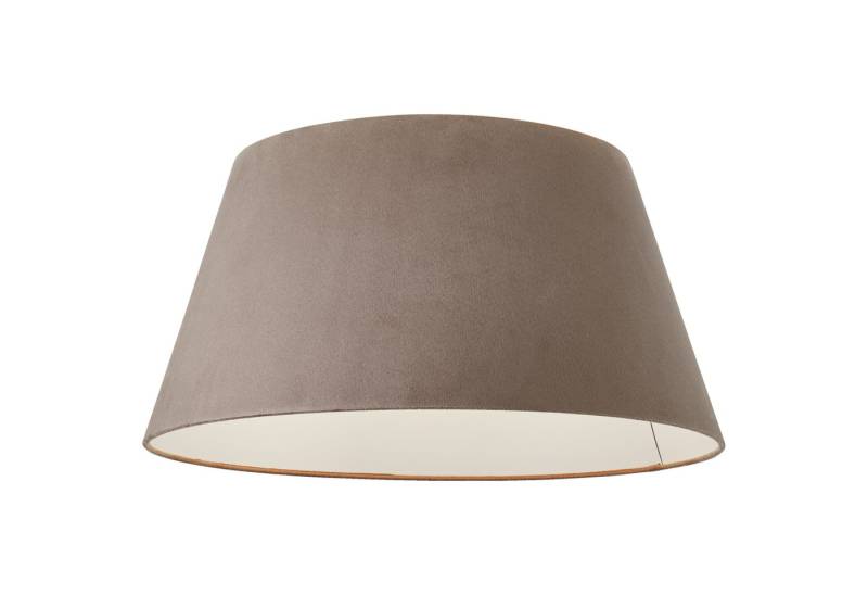 Lightbox Deckenleuchte, ohne Leuchtmittel, moderne Deckenlampe - mit Samtschirm - Metall/Textil 50cm Durchmesser von Lightbox