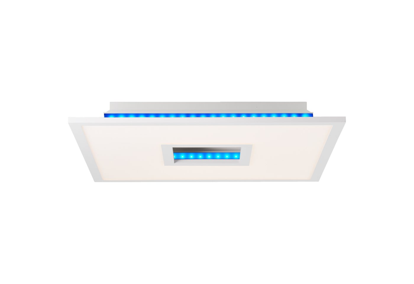 Lightbox Deckenleuchte, Dimmfunktion, LED fest integriert, warmweiß - kaltweiß, LED Paneel, dimmbar, Fernbedienung, CCT, RGB, 45 x 45 cm, 2400 lm von Lightbox