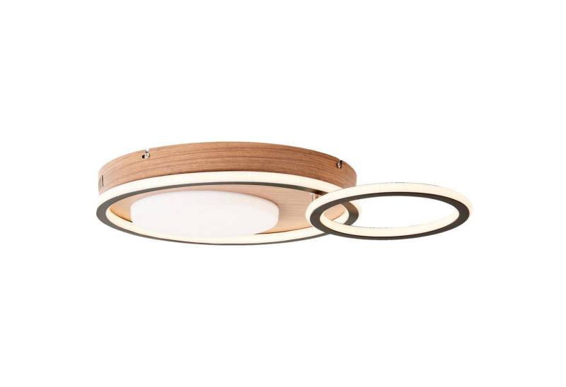 Lightbox Deckenleuchte, LED fest integriert, Warmweiß, LED Deckenlampe 57 x 40 cm, 5600lm, 3 Stufen Dimmer, 3000K, schwenkbar von Lightbox
