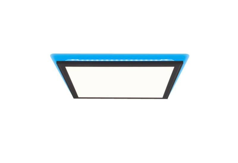 Lightbox LED Panel, CCT - über Fernbedienung, LED fest integriert, warmweiß - kaltweiß, LED Panel Deckenleuchte dimmbar, 40x40cm, 25 W, mit RGB-Beleuchtung von Lightbox