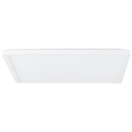 Lightbox LED Deckenaufbau-Paneel | 42 x 42 cm | Wand- & Deckenpanel mit Memory Funktion & Nachtlicht & Timer | dimmbar per Fernbedienung | CCT | 3200 lm | 3000-6500 K | aus Kunststoff in Weiß von Lightbox