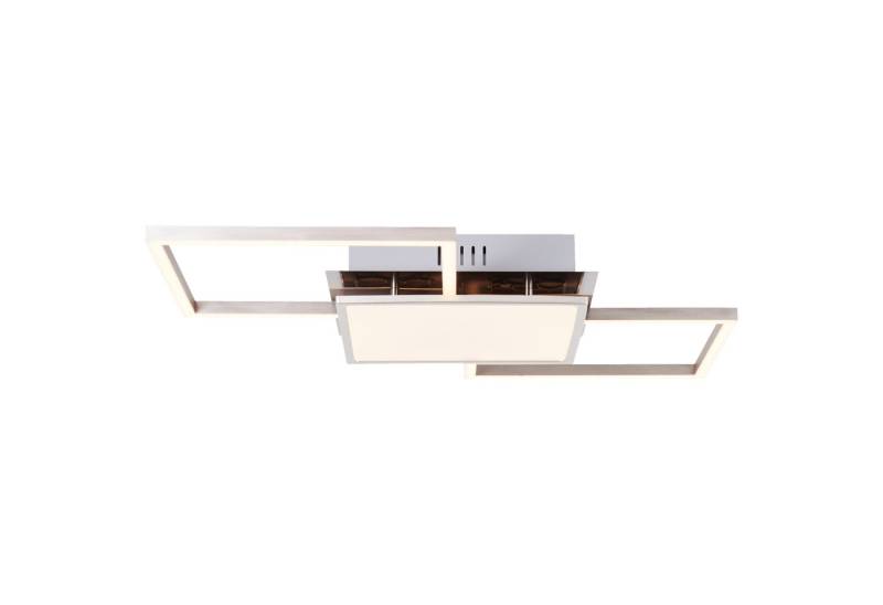 Lightbox Deckenleuchte, LED fest integriert, Warmweiß, LED Deckenlampe, 3 Stufen Dimmer, 51 x 51 cm, 30 W, 3700 lm von Lightbox