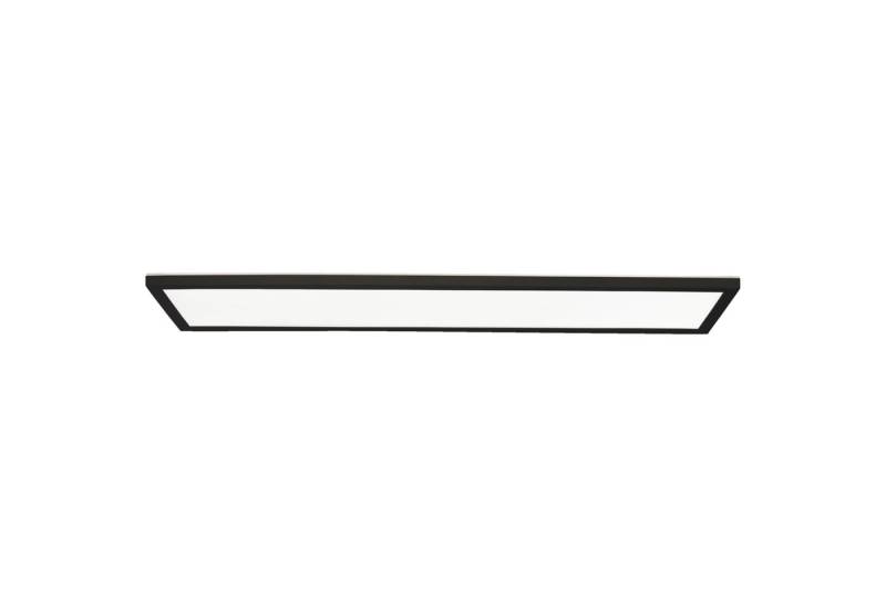 Lightbox LED Panel, LED fest integriert, Neutralweiß, LED Aufbaupaneel, 25 x 96 cm, 24W, 3200 lm, 4000K, Kunststoff, schwarz von Lightbox