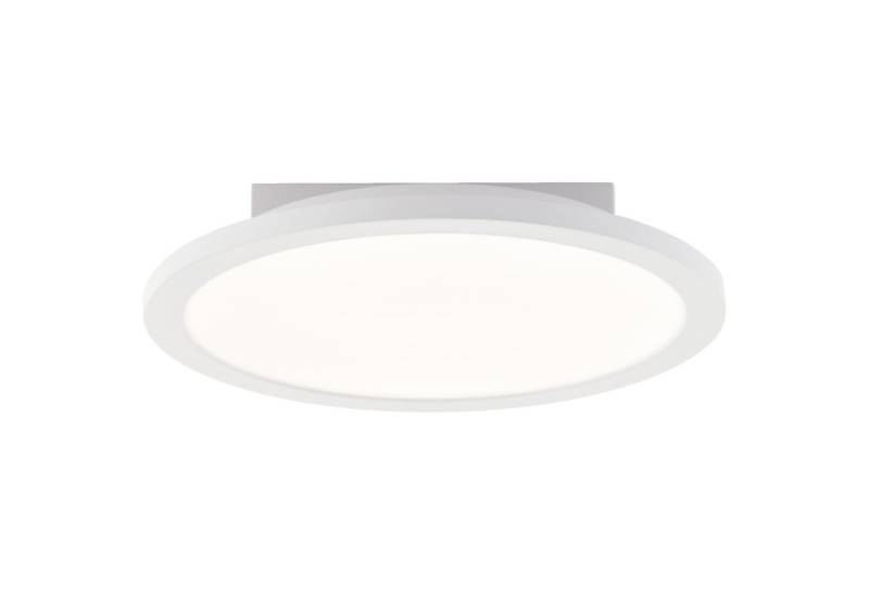 Lightbox LED Panel, LED fest integriert, Neutralweiß, LED Aufbaupaneel, Ø29cm, 16W, 1600lm, 4000K, weiß, rund von Lightbox