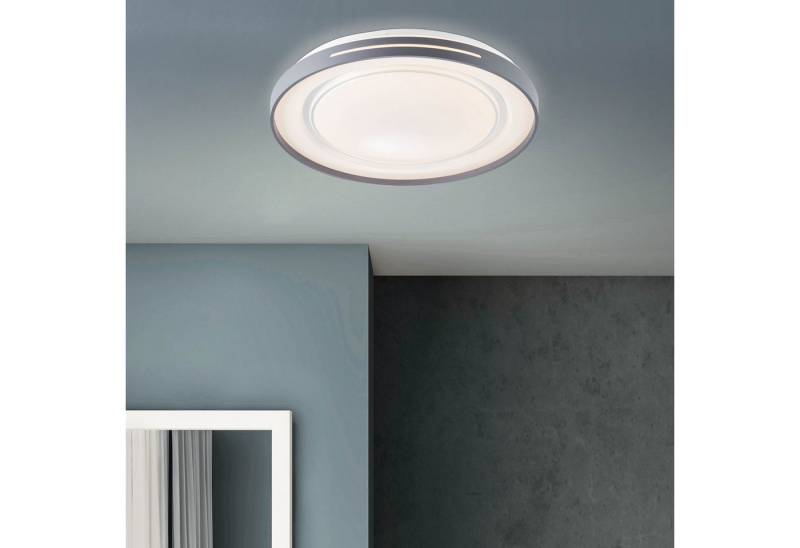 Lightbox LED Deckenleuchte, CCT - über Fernbedienung, LED fest integriert, warmweiß - kaltweiß, LED Wand- & Deckenlampe, 30 W, 2900 lm, 3000-6500 K, CCT & Nachtlicht von Lightbox
