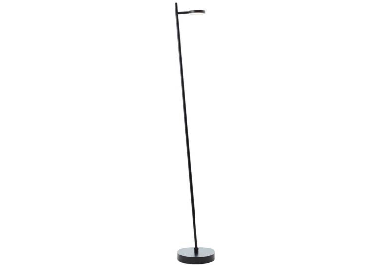 Lightbox Stehlampe, LED fest integriert, Warmweiß, LED Stehlampe mit dimmbarem 3-Stufen-Touch-Dimmer, schwenkbar, USB von Lightbox