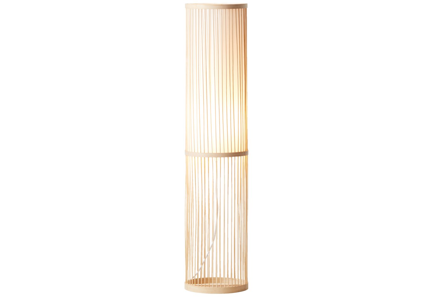 Lightbox Stehlampe, ohne Leuchtmittel, Stehlampe, 90,5 cm Höhe, Ø 20 cm, E27, max. 40 W, Bambus/Stoff Lightbox Stehlampe, ohne Leuchtmittel, Stehlampe, 90,5 cm Höhe, Ø 20 cm, E27, max. 40 W, Bambus/Stoff von Lightbox
