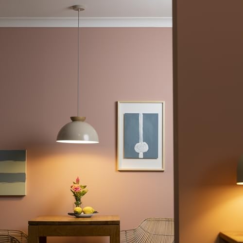 Lightbox Pilz Hängelampe | max. 1,75 m Höhe, Ø 35 cm | Deko Pendelleuchte mit kürzbarem Kabel | E27 Fassung | Esszimmer-Lampe aus Metall/Holz in Hell-Braun/Grau Lightbox Pilz Hängelampe | max. 1,75 m Höhe, Ø 35 cm | Deko Pendelleuchte mit kürzbarem Kabel | E27 Fassung | Esszimmer-Lampe aus Metall/Holz in Hell-Braun/Grau von Lightbox