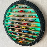 Auto Display Regal, 164 Display, Reifenregal, Vitrine, Spielzeugauto Werkstatt, Lagerung von LightedWheels