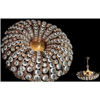 Sammeln Deckenleuchte Arbeiten Vintage Lampe Mit Glassteinen Runde Form Beleuchtung Housewarming Weihnachtsgeschenk Kristalltropfen Sammeln Deckenleuchte Arbeiten Vintage Lampe Mit Glassteinen Runde Form Beleuchtung Housewarming Weihnachtsgeschenk Kristalltropfen von LightingCollectionES