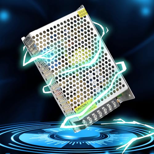 LightingWill Schaltnetzteil 12V 10A 120W Netzteil, LED Trafo Schaltwandler AC 230V auf DC 12 Volt, Adapter Transformator für LED Streifen Lichter, 3D Drucker, CCTV, LED Beleuchtung von LightingWill