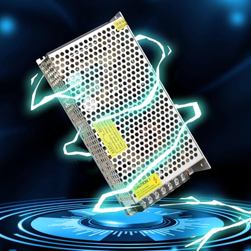 LightingWill Schaltnetzteil 12V 12,5A 150W Netzteil, LED Trafo Schaltwandler AC 230V to DC 12 Volt, Adapter Transformator für LED Streifen Lichter, 3D Drucker, CCTV, LED Beleuchtung von LightingWill