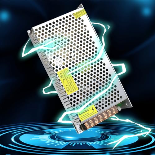 LightingWill Schaltnetzteil 5V 20A 100W Netzteil, LED Trafo Schaltwandler AC 230V auf DC 5 Volt, Adapter Transformator für LED Streifen Lichter, 3D Drucker, CCTV, LED Beleuchtung von LightingWill