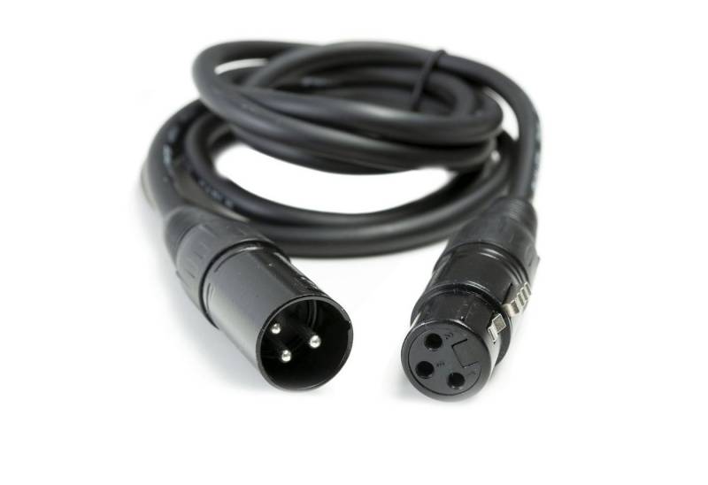 lightmaXX Lampen-Verbindungskabel, DMX Kabel, 3-poliges XLR Kabel, Professionelles DMX Kabel von Lightmaxx