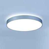 Lightnet Basic-X1 Deckenleuchte, Mikroprismatik Ø: 60 cm, Silber matt von Lightnet