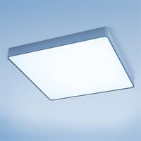 Lightnet Caleo-A2 Wand- / Deckenleuchte, Mikroprismatik 90 x 90 cm, Silber matt von Lightnet