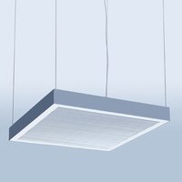 Lightnet Matric Ready Square Acoustic-R4 Pendelleuchte 3000K, dimmbar DALI, Alu natureloxiert von Lightnet