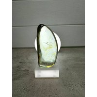 Poliertes Natürliches Andara Kristallklares Motiv 300Gr Mit Basis Für Dekoration Oder Meditation von Lightofandara