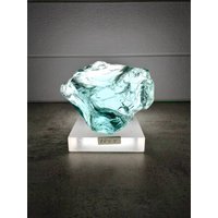 Raue Neue Oberfläche Andara Crystal Aqua Blue 880Gr Mit Base Für Die Meditation von Lightofandara