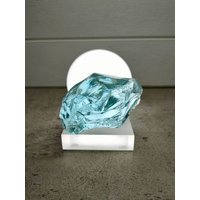 Roher Natürlicher Andara Kristall Aqua Blau 455Gr Für Dekoration Oder Herstellung von Lightofandara
