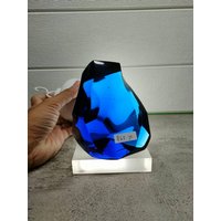 Schliff Andara Kristall Ozeanblau 865Gr Poliert Mit Sockel Zur Dekoration Schliff Andara Kristall Ozeanblau 865Gr Poliert Mit Sockel Zur Dekoration von Lightofandara