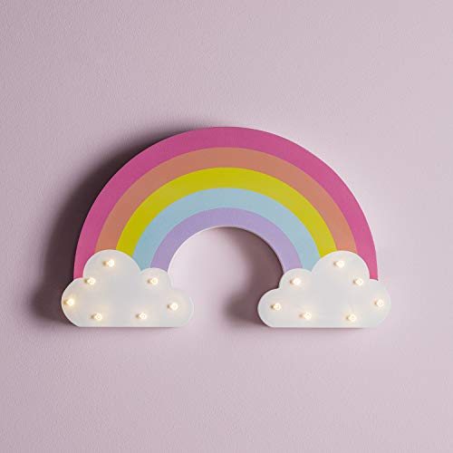Lights4fun 14er LED Regenbogen Kinderzimmer Nachtlicht warmweiß Timer Batteriebetrieb 25cm Lights4fun 14er LED Regenbogen Kinderzimmer Nachtlicht warmweiß Timer Batteriebetrieb 25cm von Lights4fun