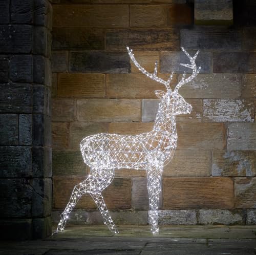 Lights4fun 150cm Duchy Dual LED Rentier Figur mit Timer Strombetrieben Weihnachtsdeko Außen Rentier Outdoor Weihnachtsbeleuchtung Außen und Innen Lights4fun 150cm Duchy Dual LED Rentier Figur mit Timer Strombetrieben Weihnachtsdeko Außen Rentier Outdoor Weihnachtsbeleuchtung Außen und Innen von Lights4fun