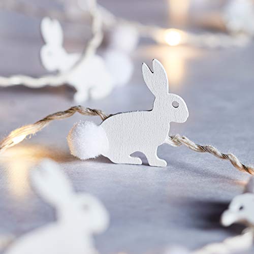 Lights4fun 20er LED Micro Oster Lichterkette Hasen warmweiß Timer Batterie Osterdeko Innen Tischdeko Ostern Lights4fun 20er LED Micro Oster Lichterkette Hasen warmweiß Timer Batterie Osterdeko Innen Tischdeko Ostern von Lights4fun