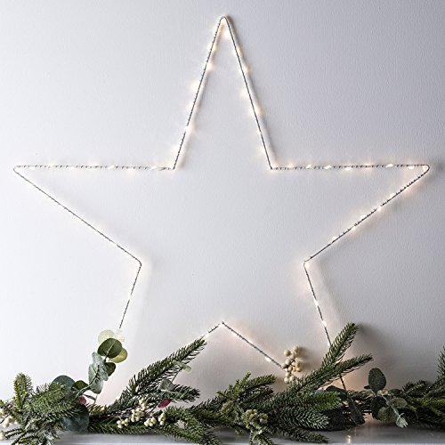 Lights4fun 2er Set LED Osby Sterne Timer Batteriebetrieb 59cm Leuchtsterne Kinderzimmer Lights4fun 2er Set LED Osby Sterne Timer Batteriebetrieb 59cm Leuchtsterne Kinderzimmer von Lights4fun