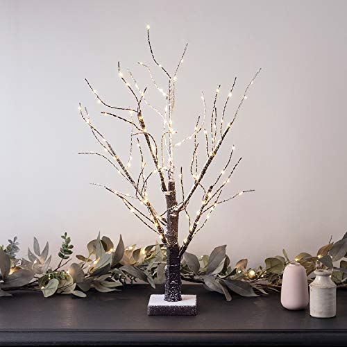 Lights4fun 65cm LED Baum mit 108 warmweißen Micro LEDs Timer batteriebetrieben Weihnachtsbaum künstlich Lights4fun 65cm LED Baum mit 108 warmweißen Micro LEDs Timer batteriebetrieben Weihnachtsbaum künstlich von Lights4fun
