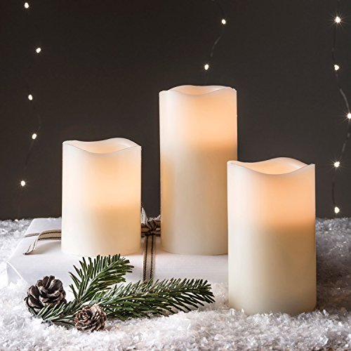 Lights4fun 6er Set LED Kerzen Echtwachs Timer Lights4fun 6er Set LED Kerzen Echtwachs Timer von Lights4fun