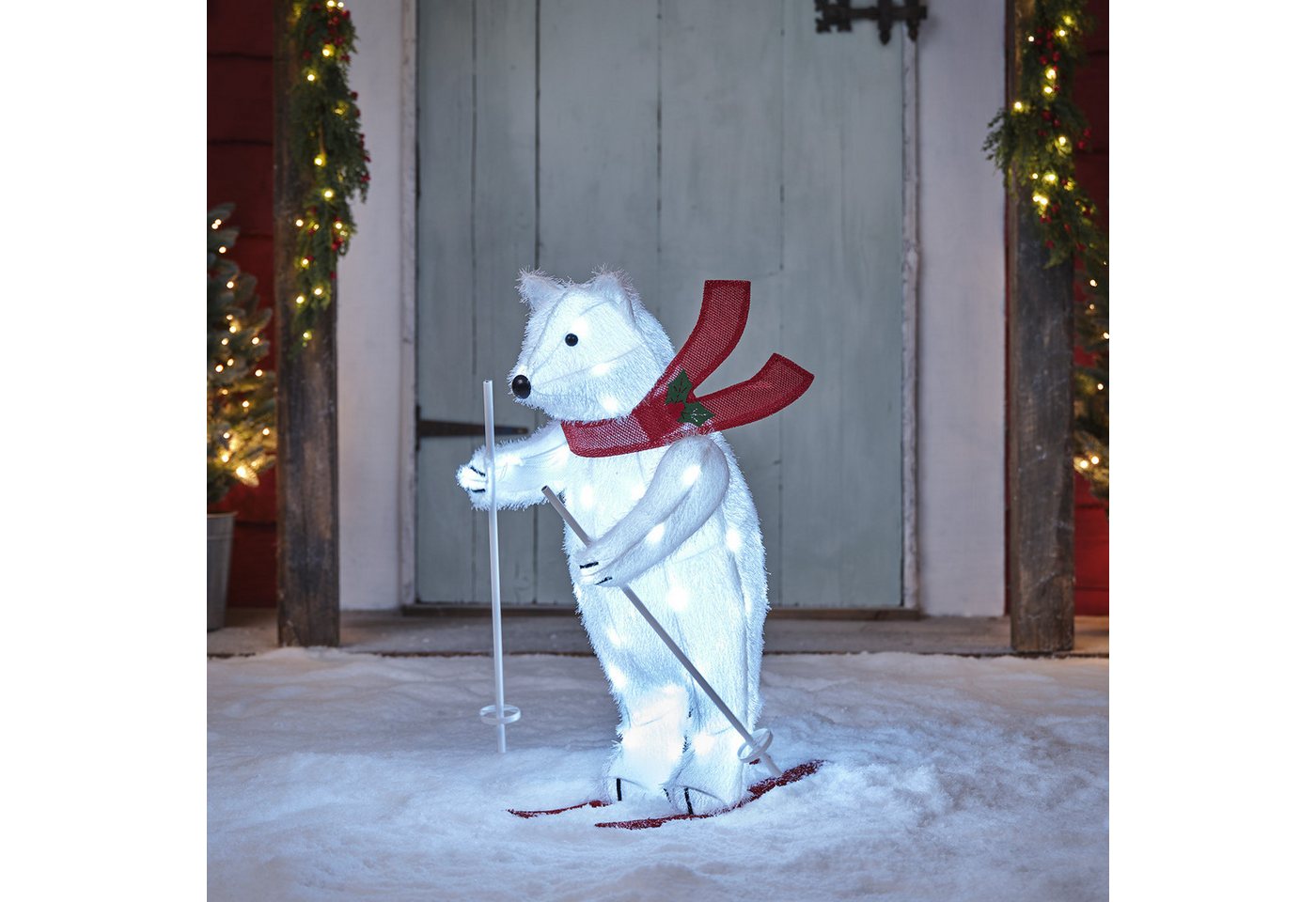 Lights4fun LED-Dekofigur LED-Weihnachtsfigur Außen Polarbär Lights4fun LED-Dekofigur LED-Weihnachtsfigur Außen Polarbär von Lights4fun