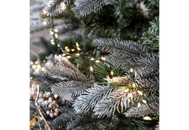 Lights4fun LED-Lichterkette 1200er LED Micro Cluster Lichterkette Weihnachtsbaumbeleuchtung von Lights4fun