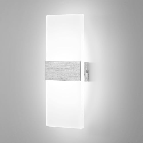 Lightsjoy 12W LED Wandlampe Innen Moderne Wandleuchte up and down Innenbeleuchtung Flur Belechtung für Schlafzimmer Korridor Wohnzimmer Treppe usw Kaltweiss von Lightsjoy