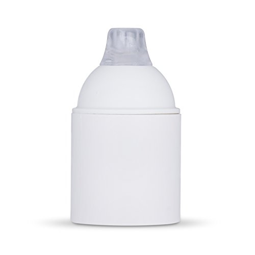 Glattmantel Lampenfassung E27 aus Thermoplast, creme-weiß mit Zugentlastung - 1x Stück von Lightstock