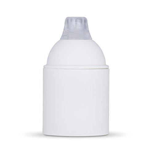 Glattmantel Lampenfassung E27 aus Thermoplast, creme-weiß mit Zugentlastung - 3x Stück von Lightstock