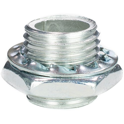 Gewinderohr M10x1, Länge 10mm, verzinkt - inkl. Sechskantmutter u. Sicherungsscheibe | Gewinderöhrchen für Lampe - 10 Stück Gewinderohr M10x1, Länge 10mm, verzinkt - inkl. Sechskantmutter u. Sicherungsscheibe | Gewinderöhrchen für Lampe - 10 Stück von Lightstock