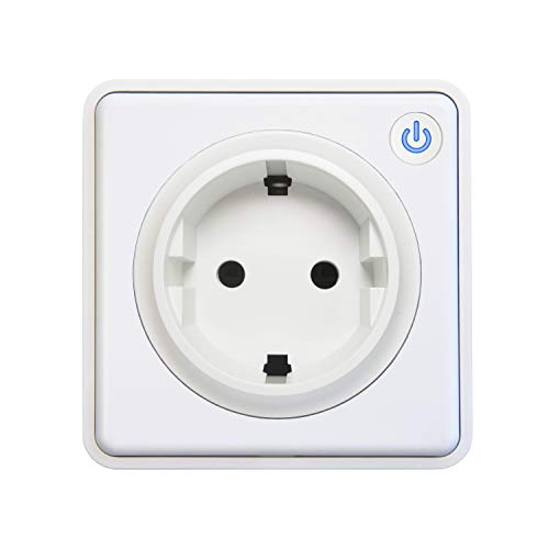 Lightwave L41TFWH Smart Socket - weißes Metall, 3000 W, 230 V von Lightwave