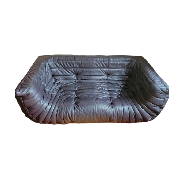 3-Sitzer Ledersofa von Michael Duraroy, Ligne Roset von Ligne Roset