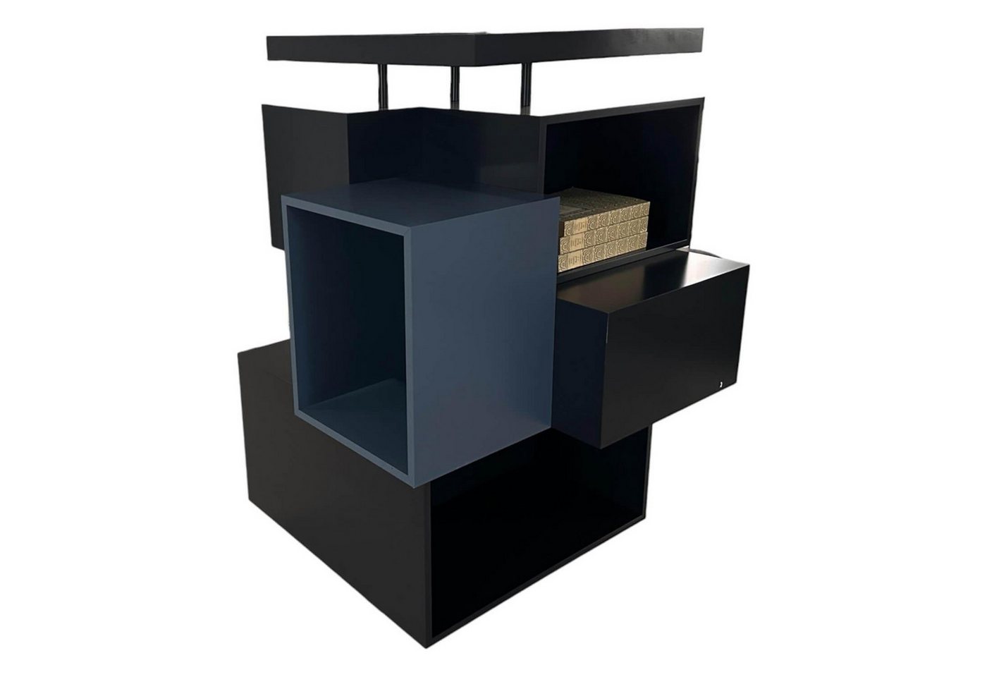 Ligne Roset Regal Regal Stack Holz Verschiedene Blautöne Ligne Roset Regal Regal Stack Holz Verschiedene Blautöne von Ligne Roset