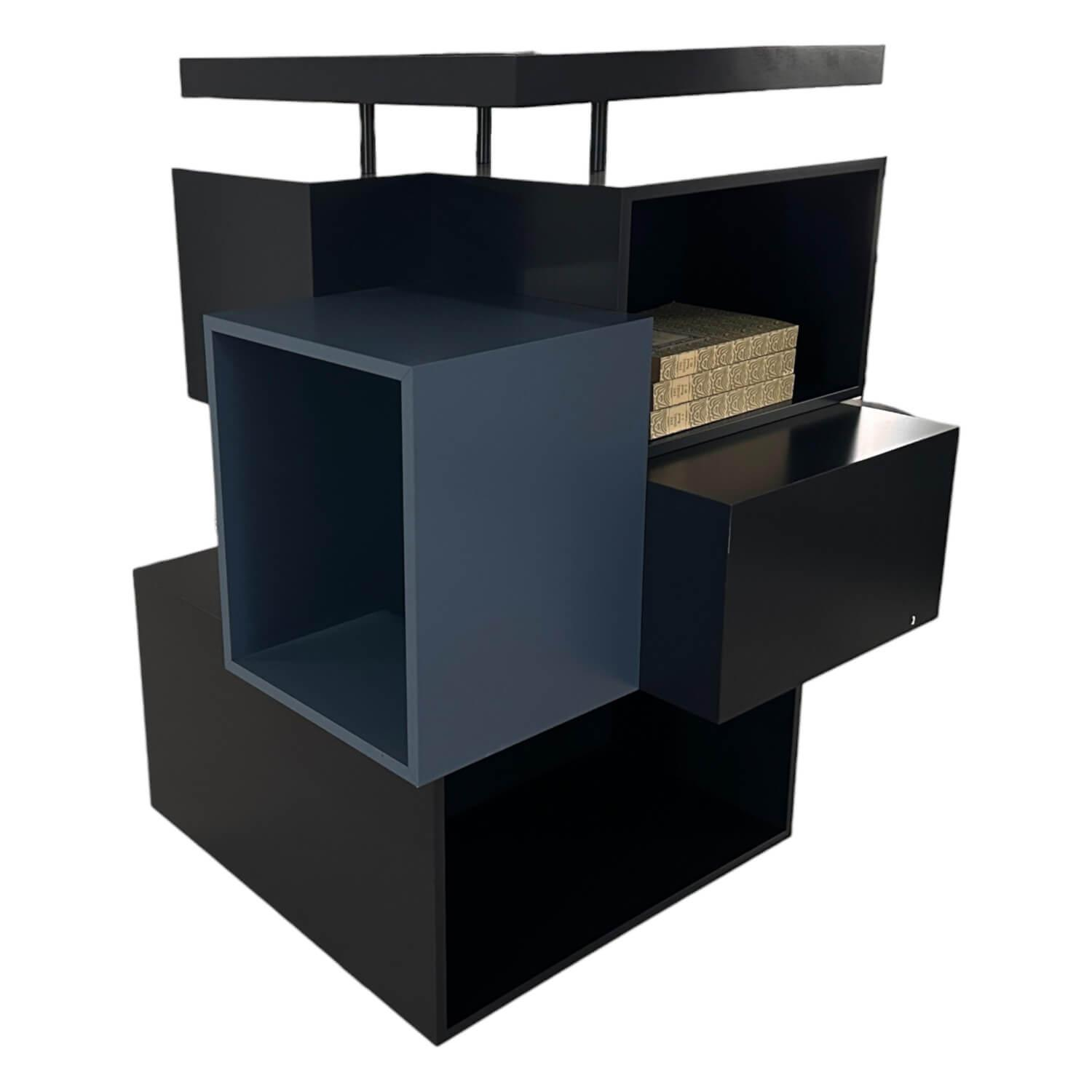 Regal Stack Holz Verschiedene Blautöne Regal Stack Holz Verschiedene Blautöne von Ligne Roset